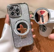 Luxury Diamond Clear Glitter Magsafe Case For iPhone