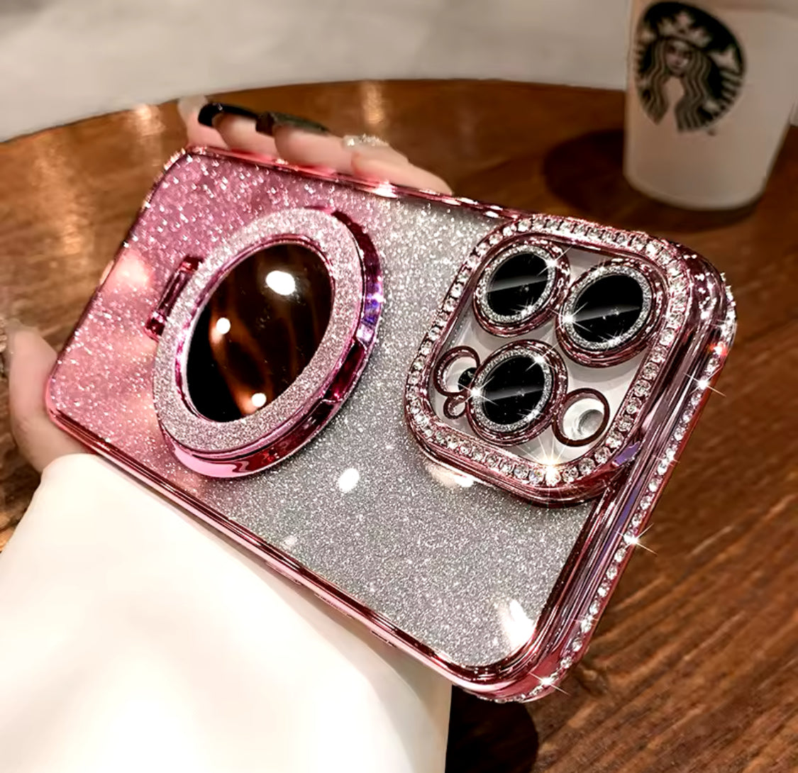 Luxury Diamond Clear Glitter Magsafe Case For iPhone