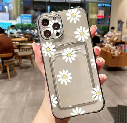 For iPhone 14 Pro Max Case Daisy Flower Clear Phone Case For iPhone